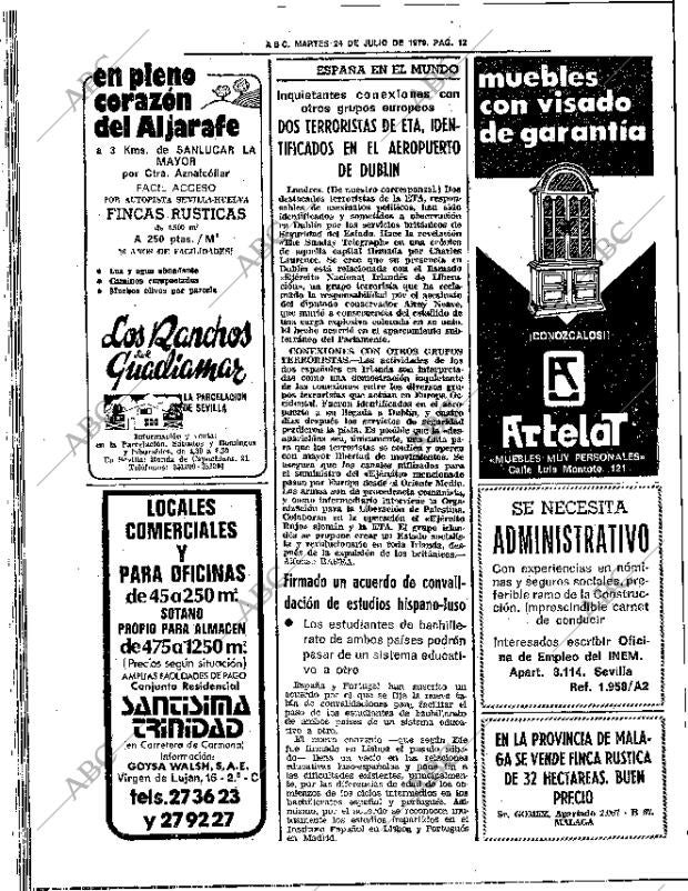 ABC SEVILLA 24-07-1979 página 28