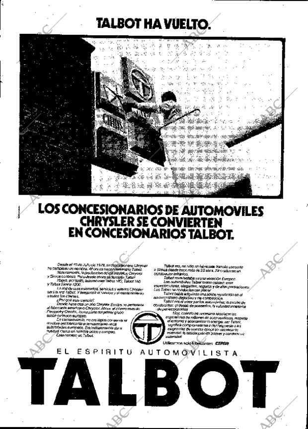 ABC MADRID 25-07-1979 página 72