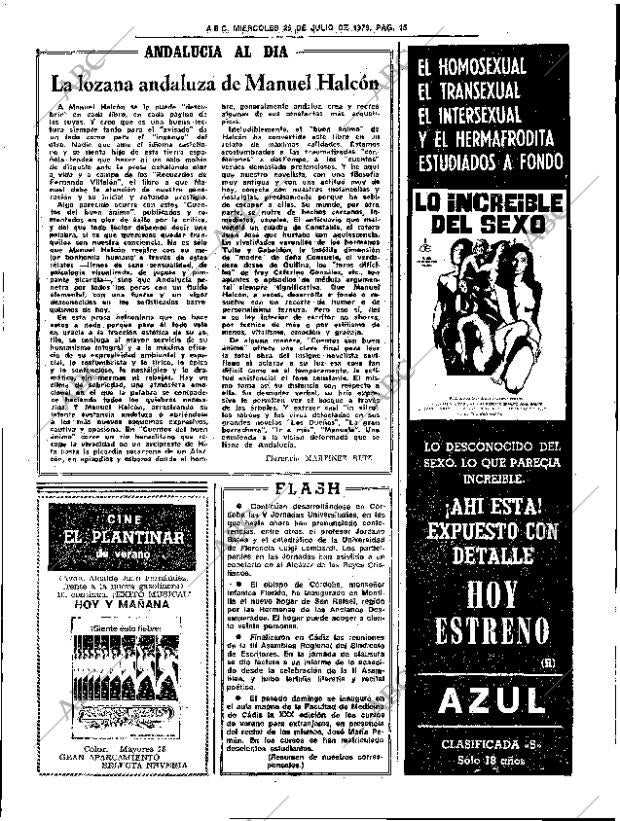 ABC SEVILLA 25-07-1979 página 23