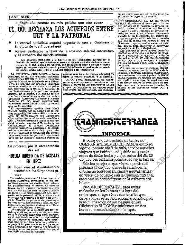 ABC SEVILLA 25-07-1979 página 25