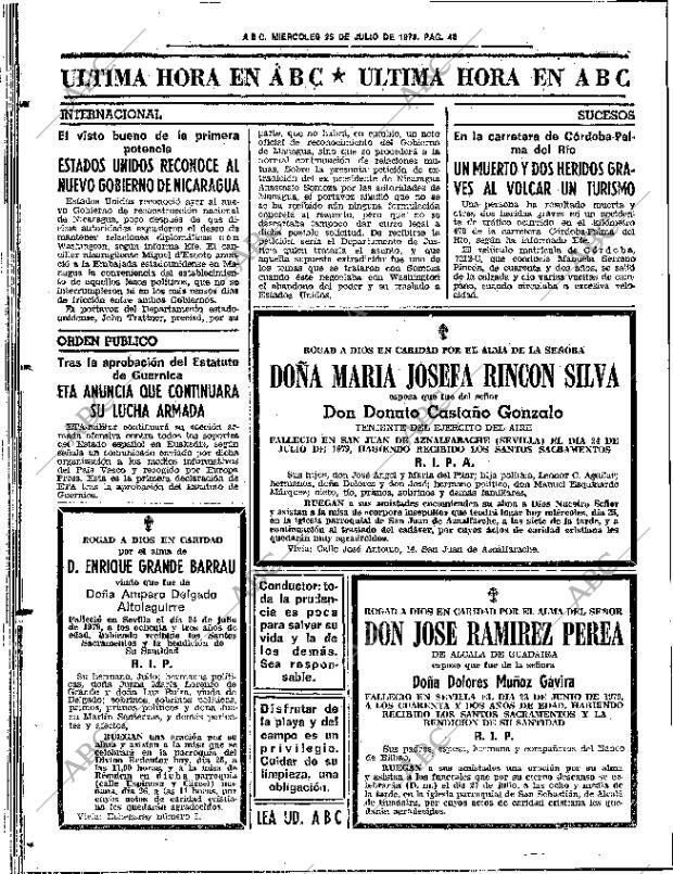 ABC SEVILLA 25-07-1979 página 56