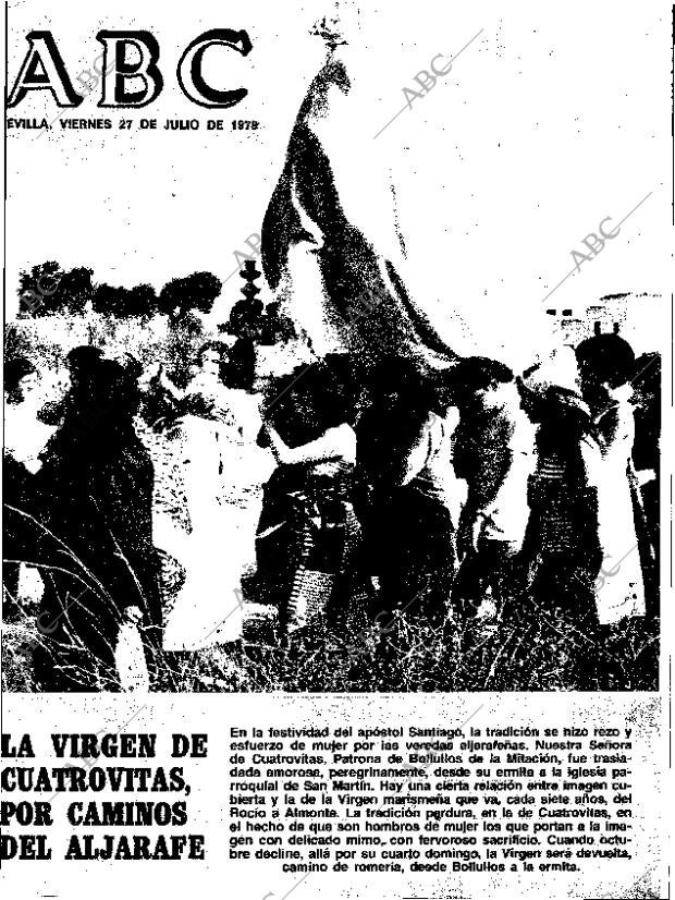 ABC SEVILLA 27-07-1979 página 1