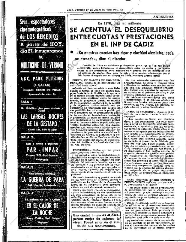 ABC SEVILLA 27-07-1979 página 18