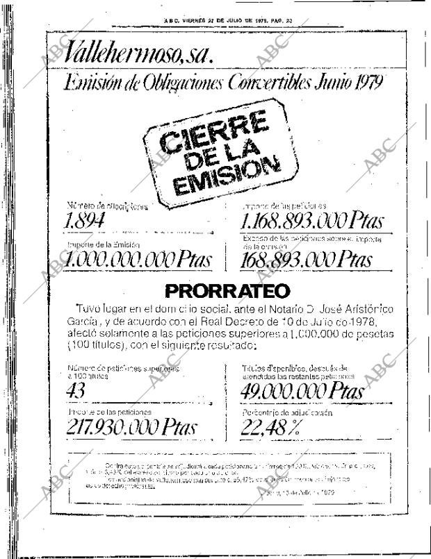 ABC SEVILLA 27-07-1979 página 26