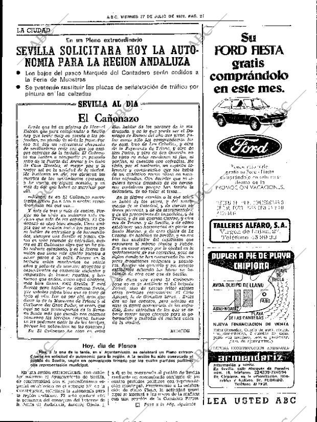 ABC SEVILLA 27-07-1979 página 27