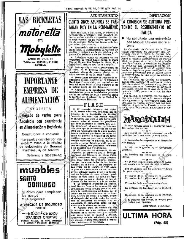 ABC SEVILLA 27-07-1979 página 30