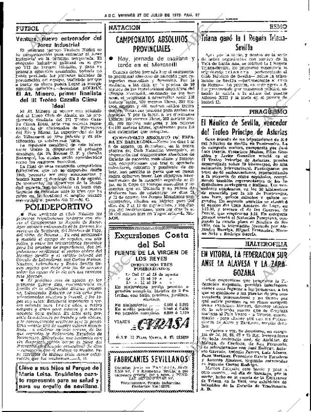 ABC SEVILLA 27-07-1979 página 43