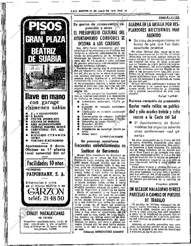 ABC SEVILLA 31-07-1979 página 28