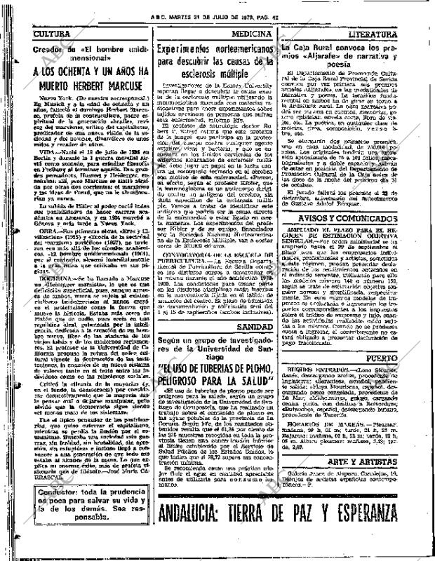 ABC SEVILLA 31-07-1979 página 54