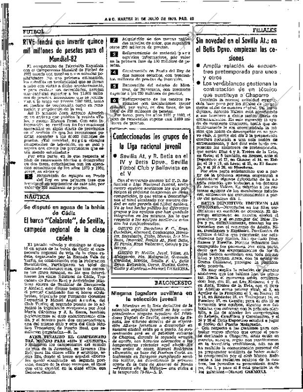 ABC SEVILLA 31-07-1979 página 60
