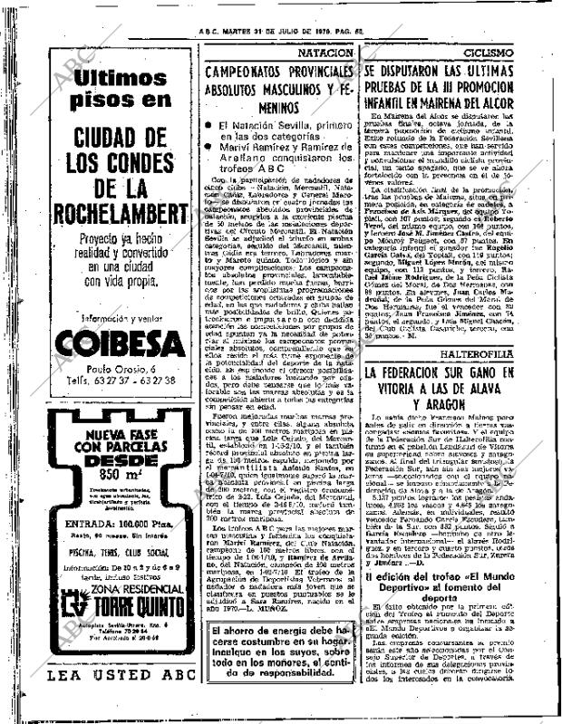 ABC SEVILLA 31-07-1979 página 62