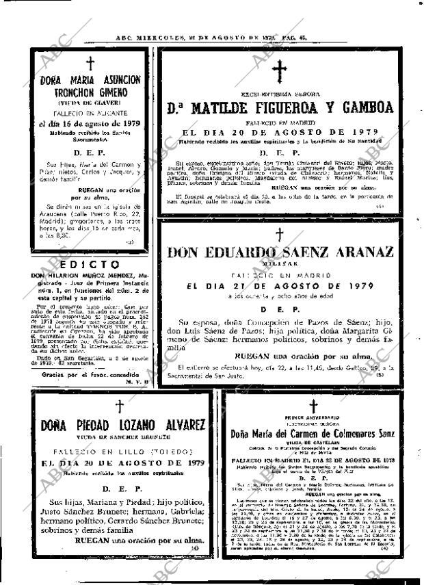 ABC MADRID 22-08-1979 página 53