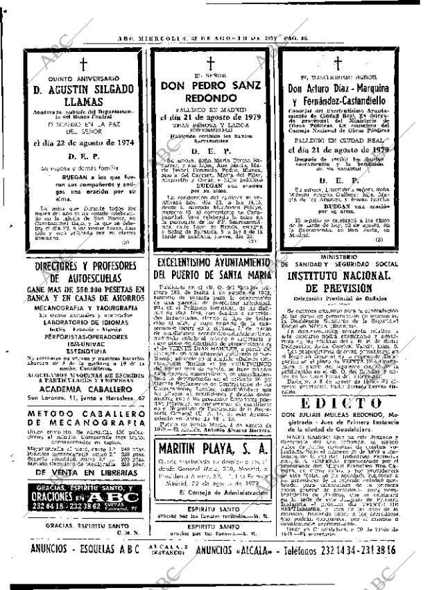 ABC MADRID 22-08-1979 página 54