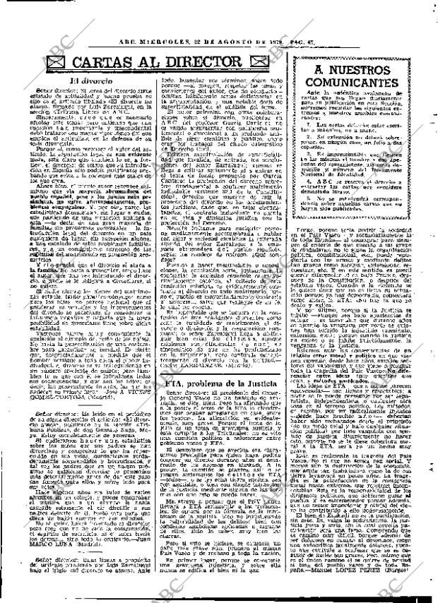 ABC MADRID 22-08-1979 página 55