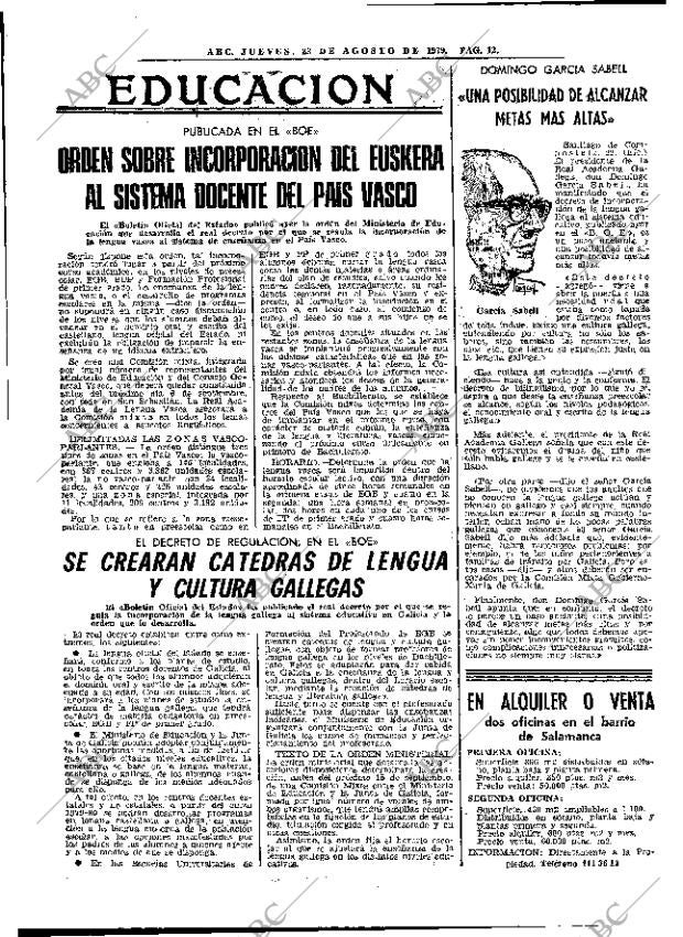 ABC MADRID 23-08-1979 página 20