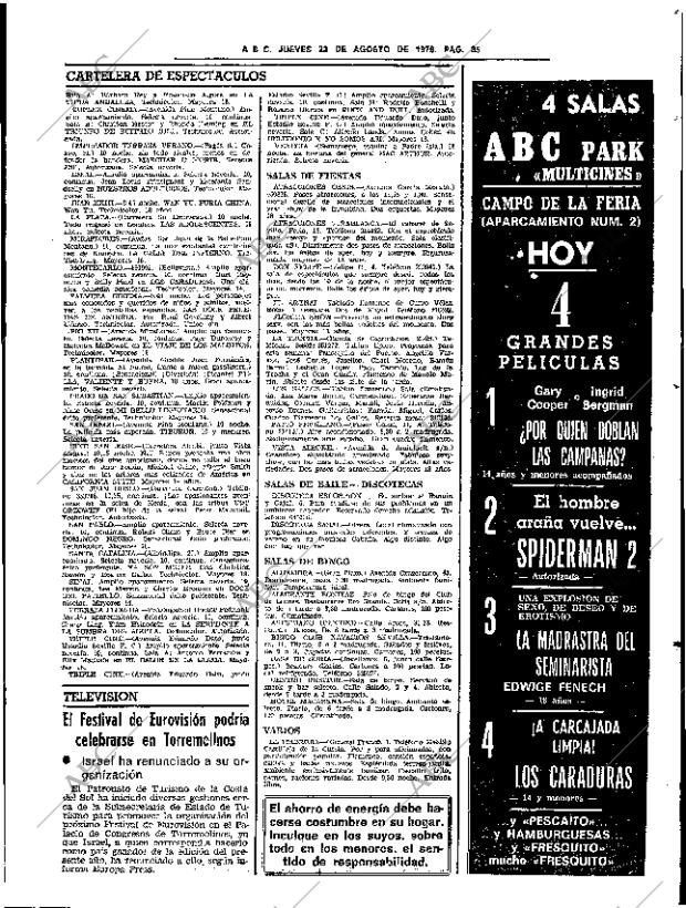 ABC SEVILLA 23-08-1979 página 43
