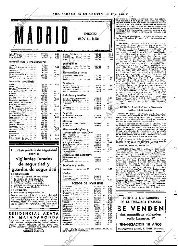 ABC MADRID 25-08-1979 página 33