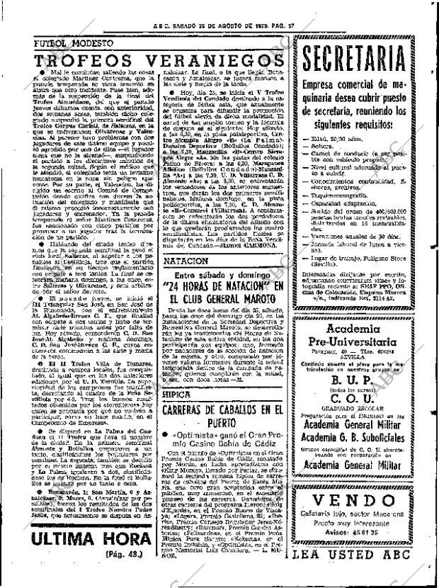 ABC SEVILLA 25-08-1979 página 45