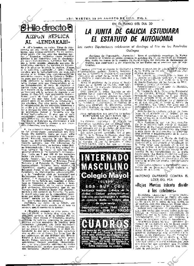 ABC MADRID 28-08-1979 página 14