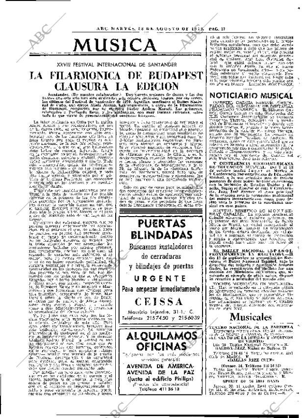 ABC MADRID 28-08-1979 página 45