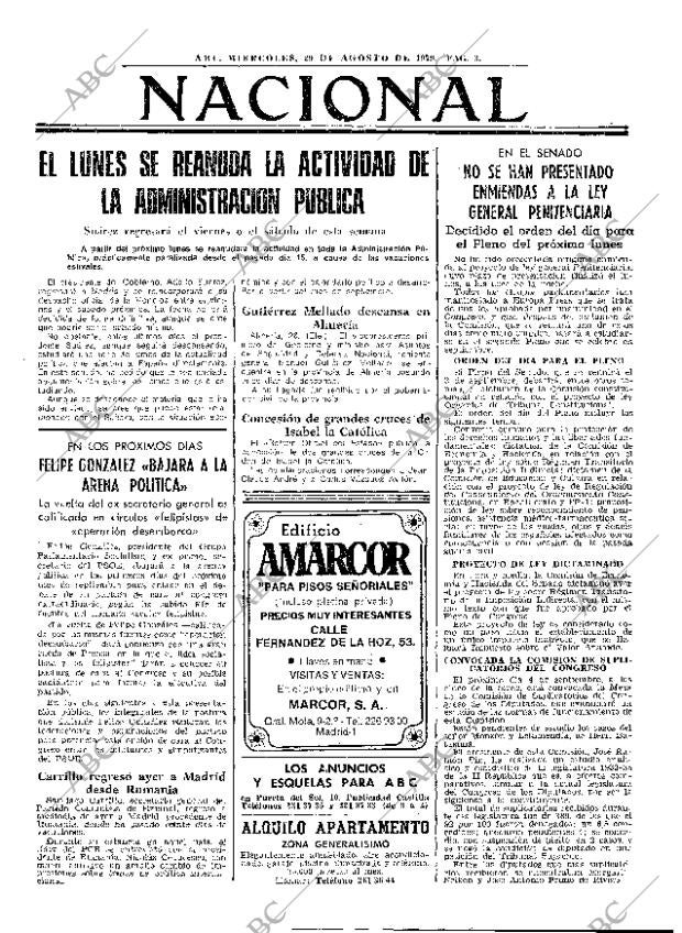 ABC MADRID 29-08-1979 página 11