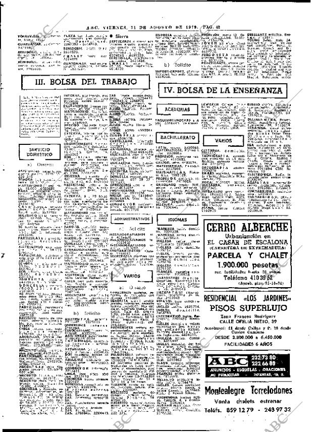 ABC MADRID 31-08-1979 página 50
