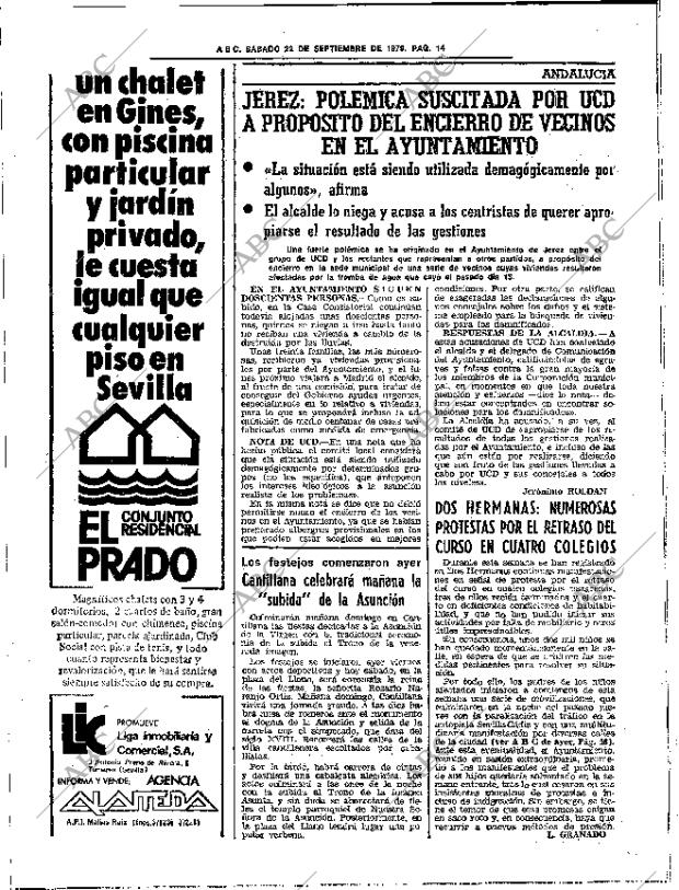 ABC SEVILLA 22-09-1979 página 26