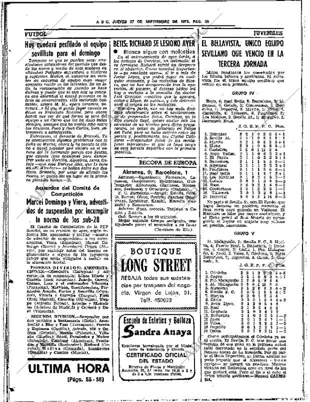 ABC SEVILLA 27-09-1979 página 50