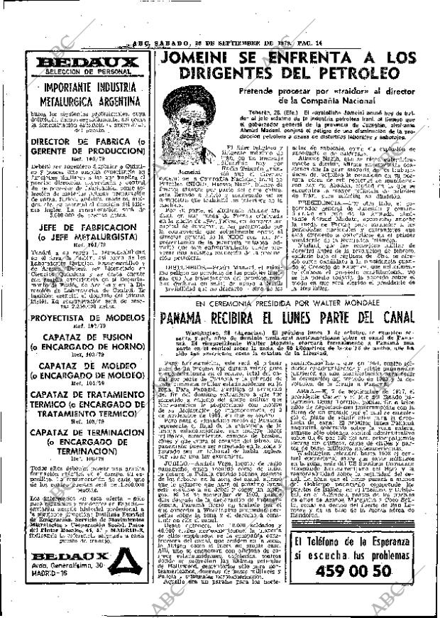 ABC MADRID 29-09-1979 página 22
