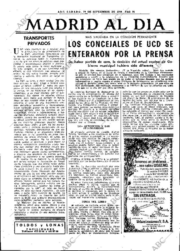 ABC MADRID 29-09-1979 página 29