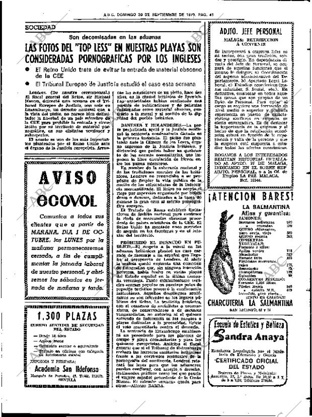 ABC SEVILLA 30-09-1979 página 57