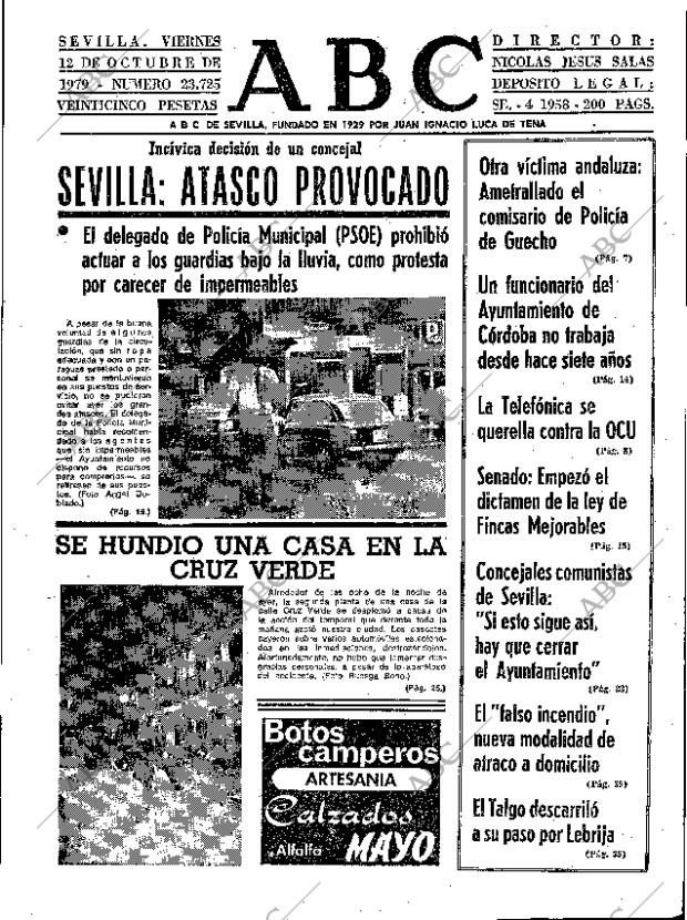 ABC SEVILLA 12-10-1979 página 25