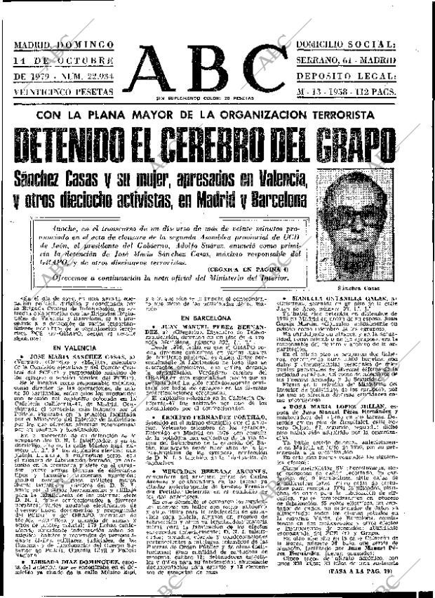 ABC MADRID 14-10-1979 página 17