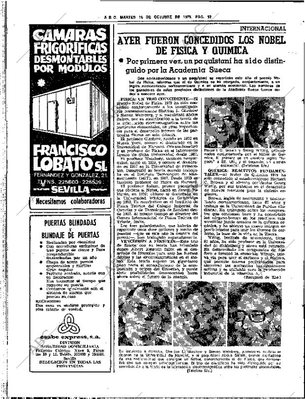 ABC SEVILLA 16-10-1979 página 28