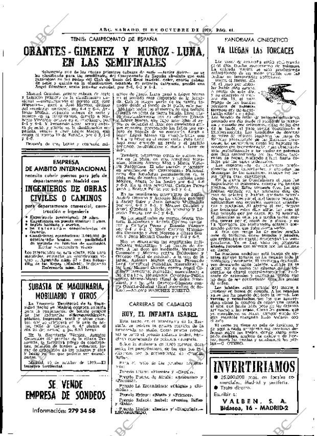 ABC MADRID 20-10-1979 página 53