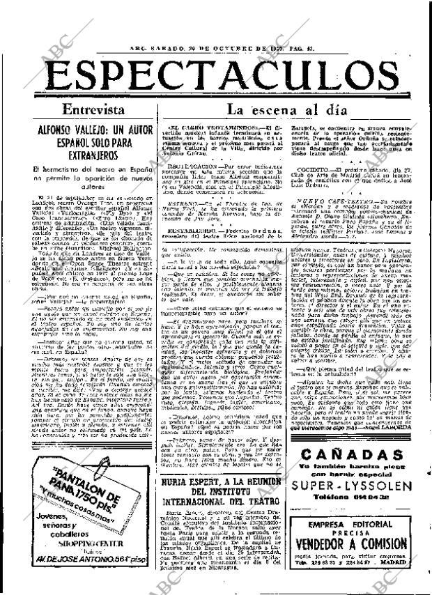 ABC MADRID 20-10-1979 página 55