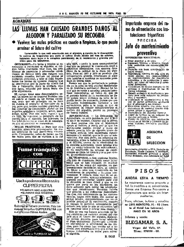 ABC SEVILLA 23-10-1979 página 45