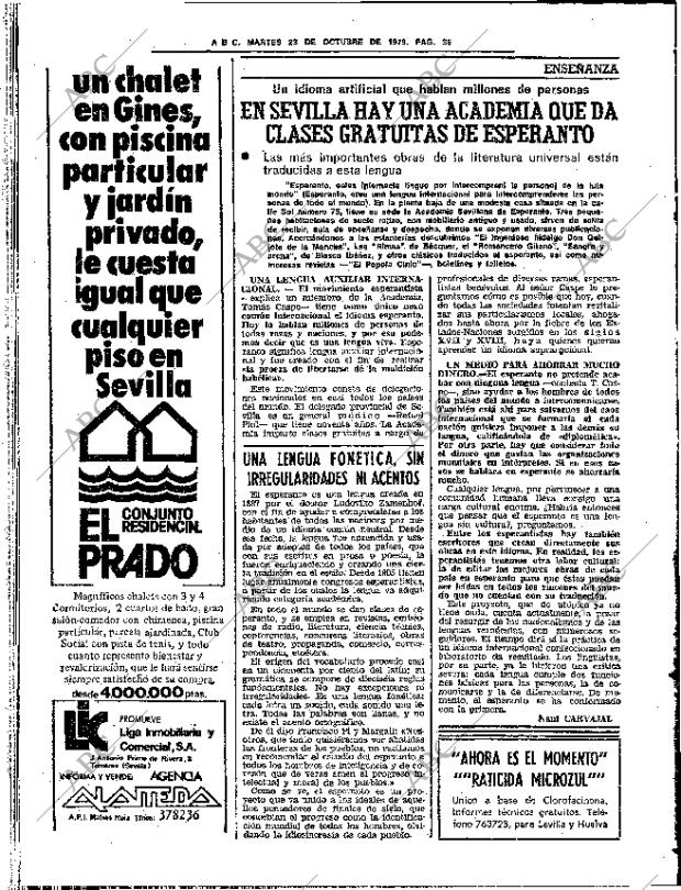 ABC SEVILLA 23-10-1979 página 60