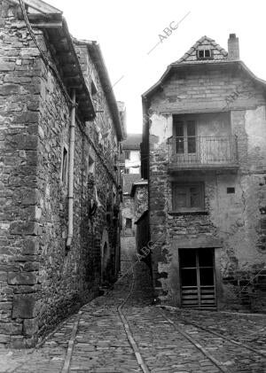 Vista de una de las Calles del pueblo de Isaba (Navarra)