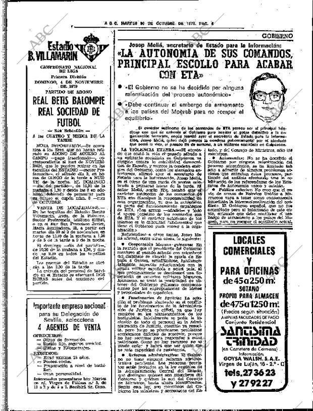 ABC SEVILLA 30-10-1979 página 22