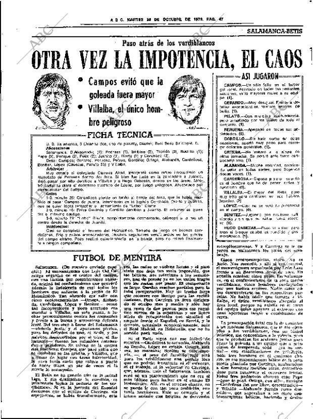 ABC SEVILLA 30-10-1979 página 63