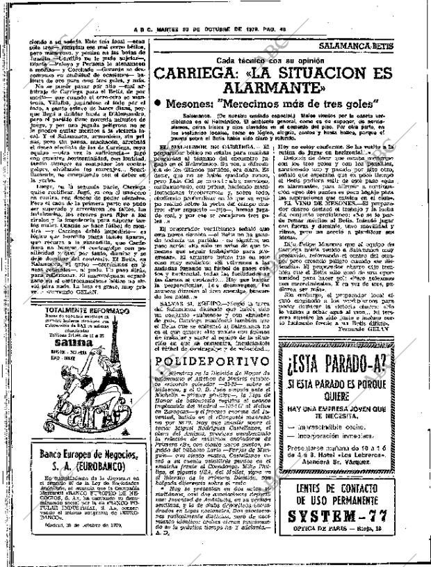 ABC SEVILLA 30-10-1979 página 64