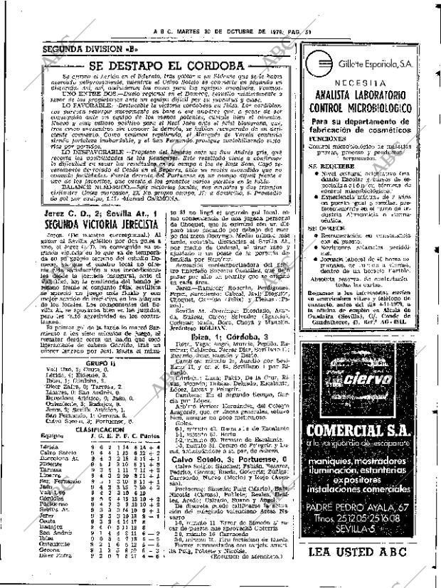 ABC SEVILLA 30-10-1979 página 67