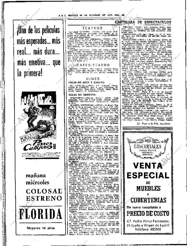 ABC SEVILLA 30-10-1979 página 74