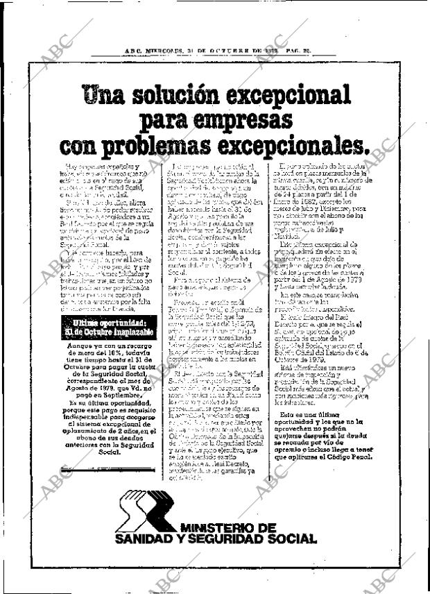 ABC MADRID 31-10-1979 página 34