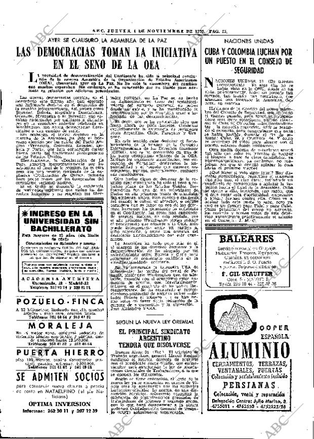 ABC MADRID 01-11-1979 página 23