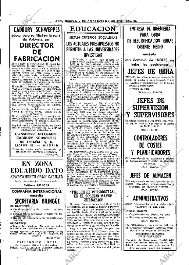 ABC MADRID 06-11-1979 página 48