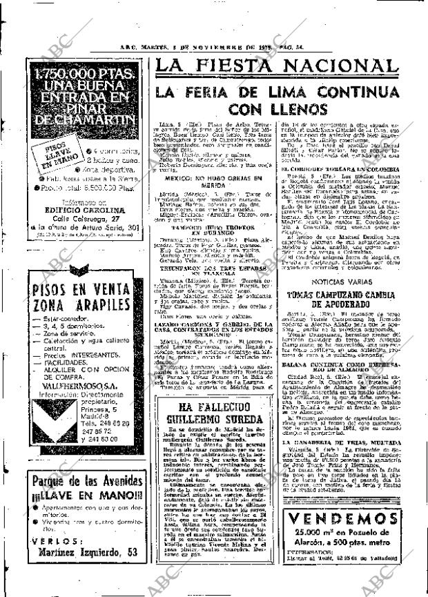 ABC MADRID 06-11-1979 página 74