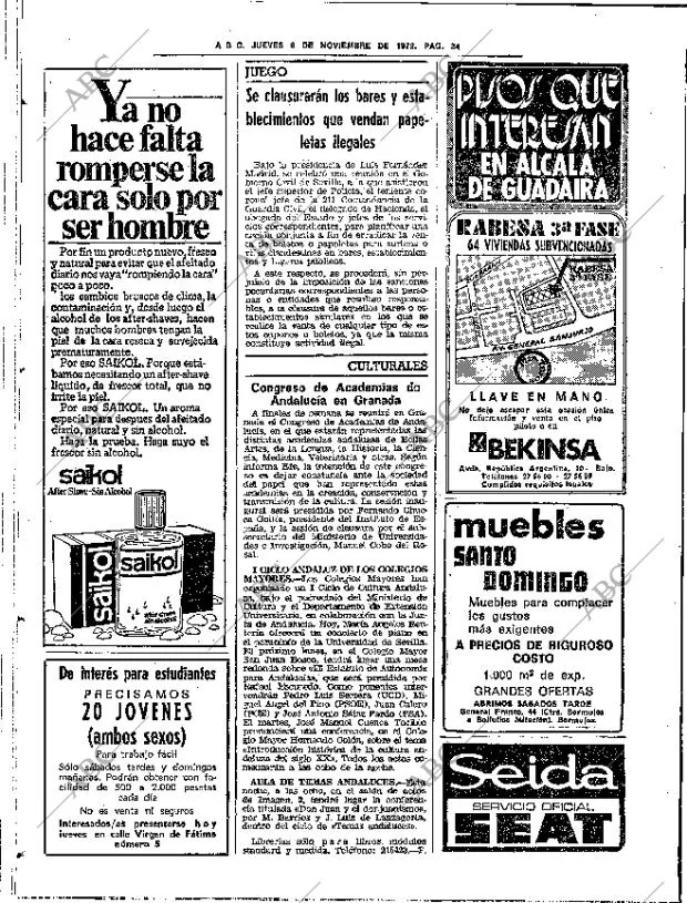 ABC SEVILLA 08-11-1979 página 44