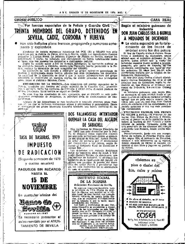 ABC SEVILLA 10-11-1979 página 16
